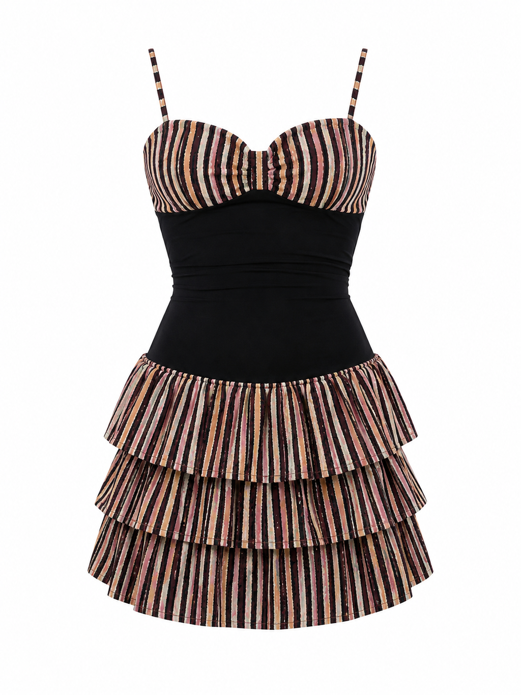 Tiered Mini Dress