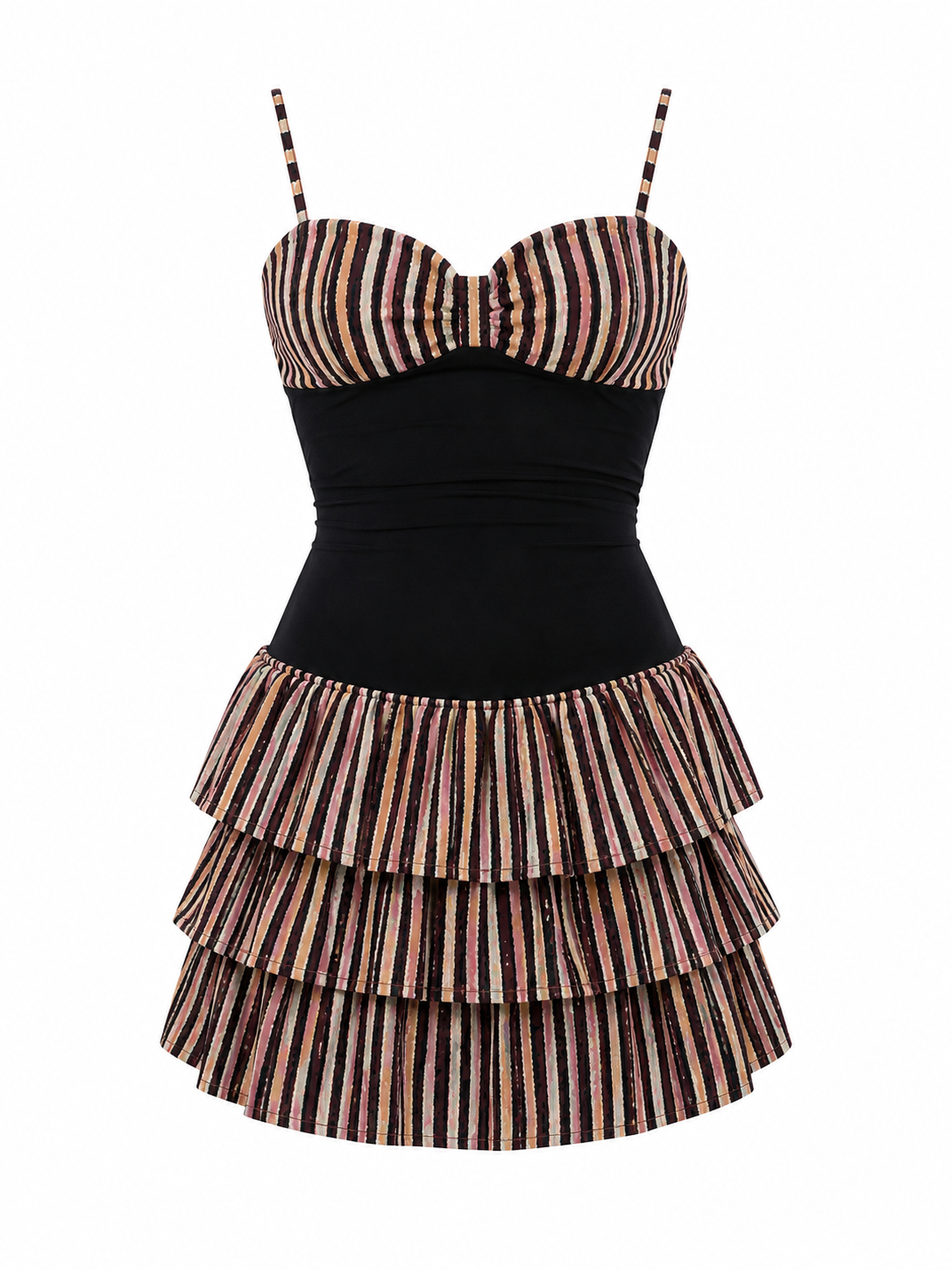 Tiered Mini Dress