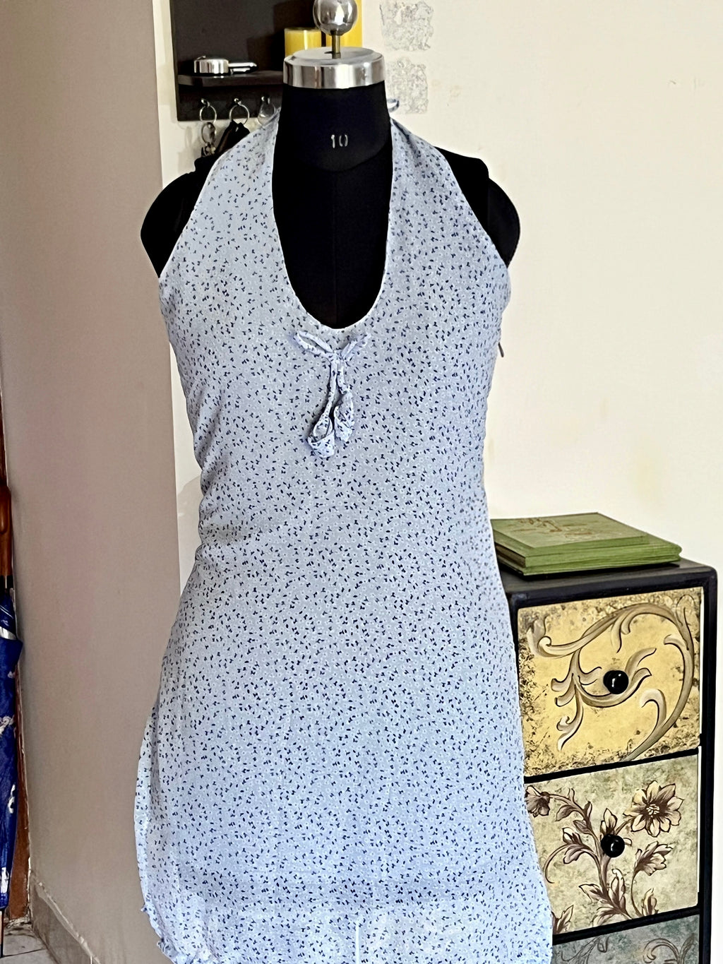 Halter neck kurti